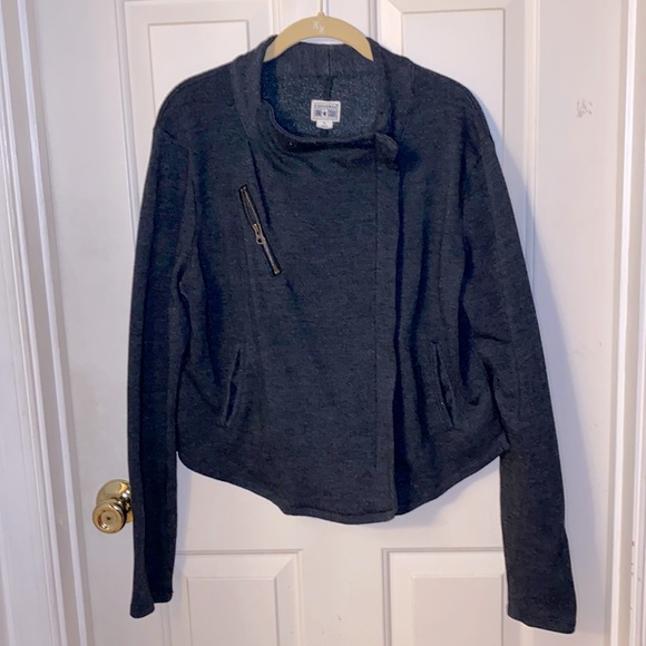 Converse Sweatshirt Motorcycle Jacket - Picture 2 of 9